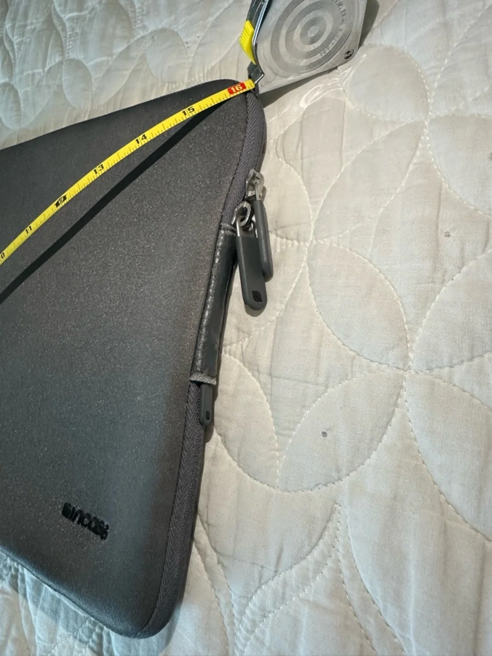 Incase Charcoal Gray Zipped Laptop Sleeve